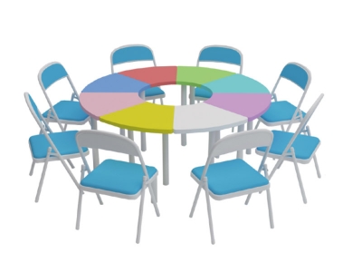 团体活动桌椅